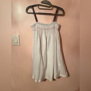 Tommy Hilfiger White and Pink Trim Skirt